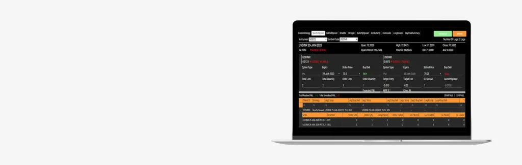 Shivantti Finserv Strategy Builder page